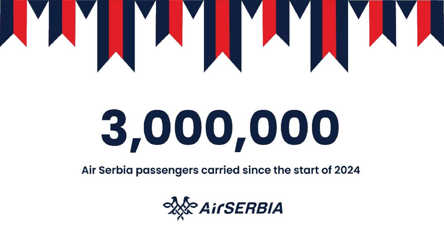 3.000.000 putnika Er Srbijr