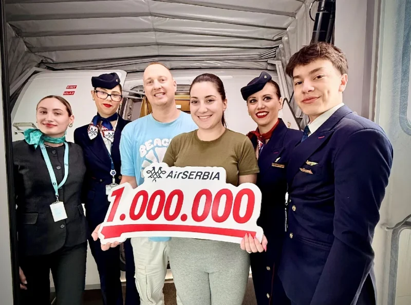 Er Srbija prevezla milionitog putnika u 2026. godini