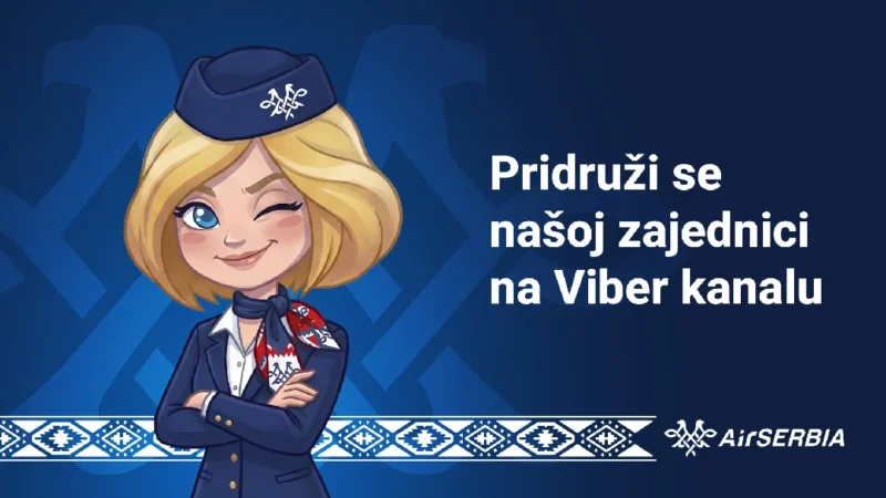 Er Srbija uvodi Viber stikere i pokreće svoj zvanični Viber kanal