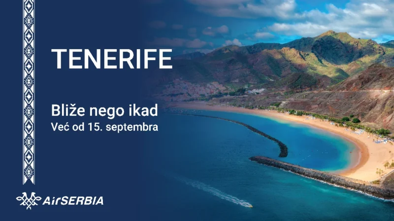 Veliko interesovanje putnika: Er Srbija od 15. septembra leti do Tenerifa