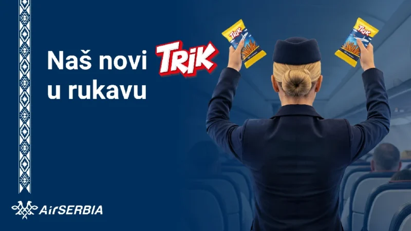 Novina u avionima Er Srbije