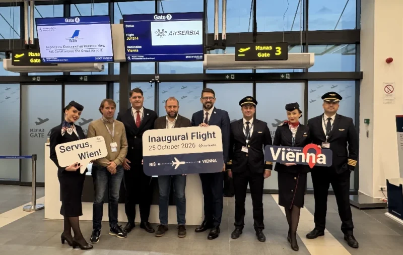 Er Srbija uspostavila direktne letove iz Niša za Beč i Maltu