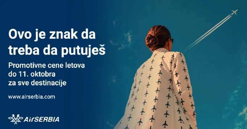 Er Srbija: promotivna akcija za više od 100 destinacija